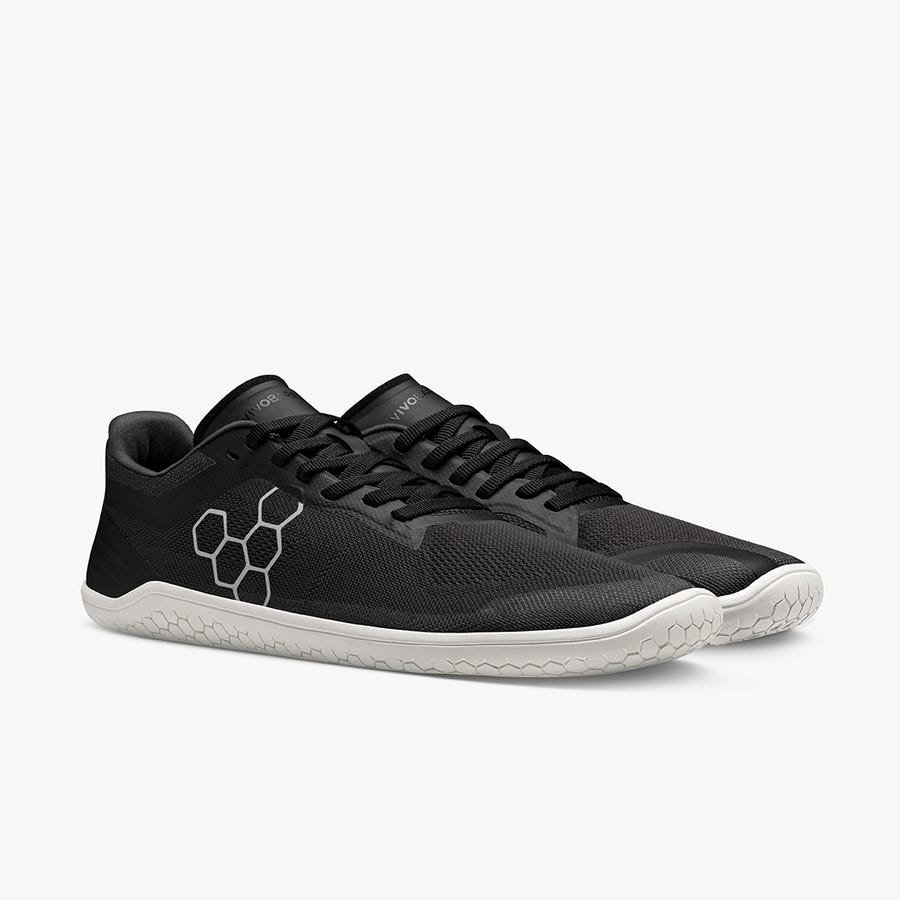 Vivobarefoot Geo Racer II Hardloopschoenen Kinderen Zwart | Nederland 0255XYUF